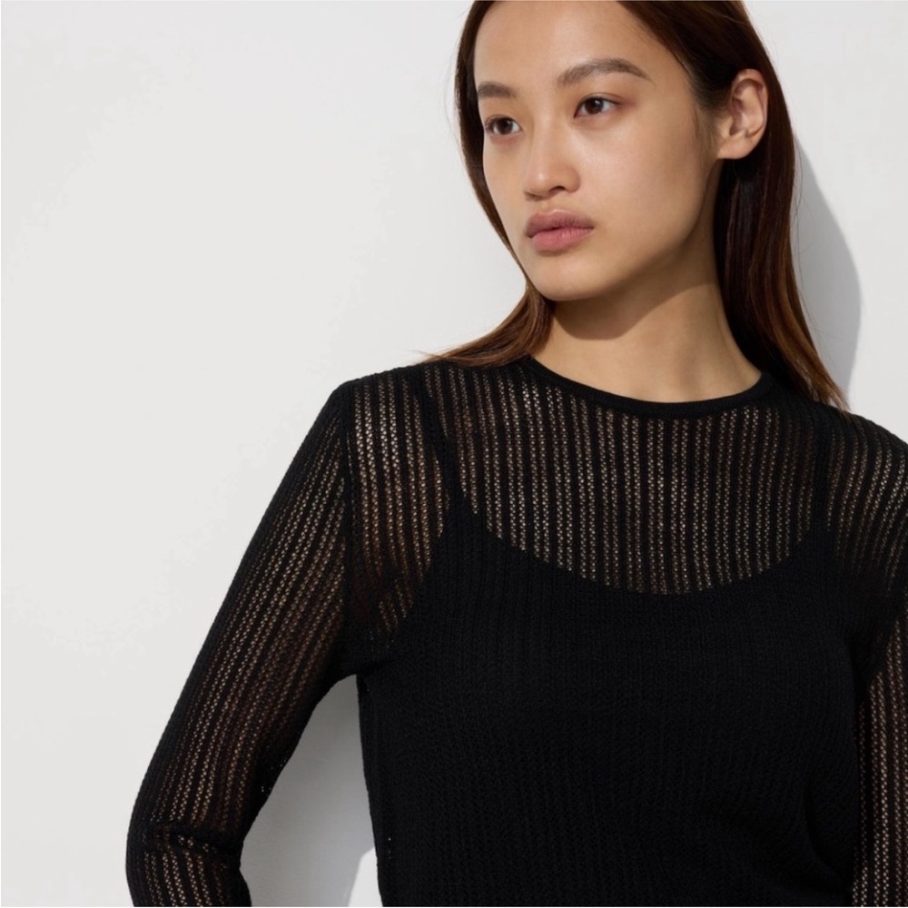 Uniqlo Lace Crew Neck Sweater - NWT!